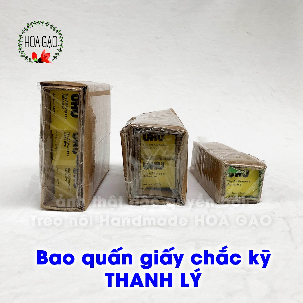 Keo dán vải THANH LÝ UHU 35ml GUT dán đa năng siêu dính trong suốt, nhanh khô giá rẻ freeship xtra