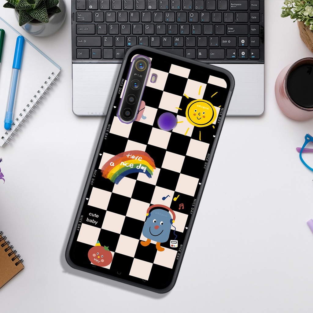 Ốp Lưng OPPO REALME 3 - REALME 3 PRO - REALME 5/5i/5s/6i - REALME 5 PRO  , In Hình &quot;Black Heart&quot; Phong Cách Đẹp.