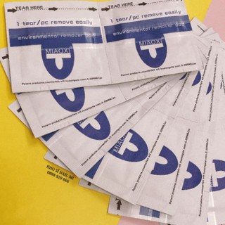 Hộp giấy bạc ủ phá gel/bột (một hộp 204 miếng giấy phá gel rất nhanh, an toàn, không cần Acetone) J5