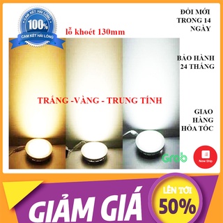 Combo 10 đèn âm trần đổi 3 màu 9w lỗ khoét 130mm
