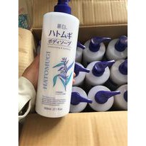 Chuẩn Auth Sữa tắm dưỡng thể trắng da Hatomugi Moisturizing & Washing 800ml