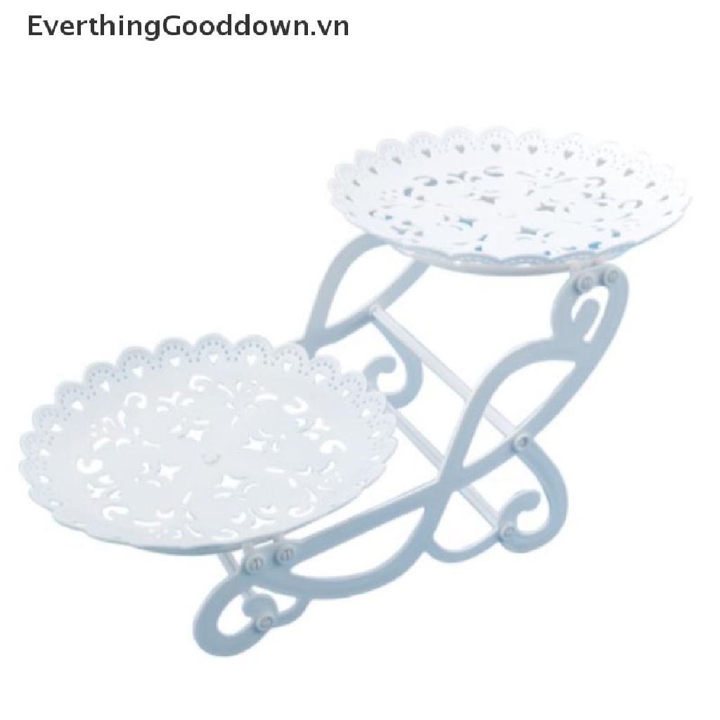 Everthinggooddown Set 1 / 2 Khay Đựng Bánh Cupcake / Trái Cây Ba Tầng Sáng Tạo vn