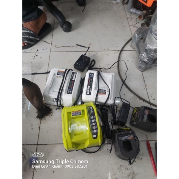 sạc ryobi 18v. 40v