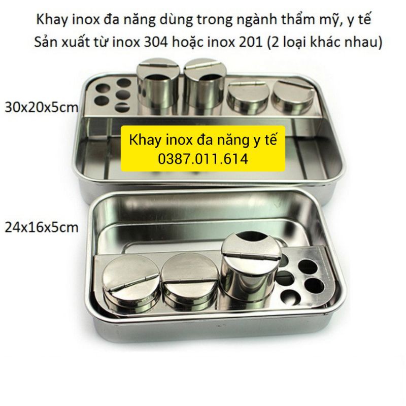 KHAY INOX ĐA NĂNG Y TẾ