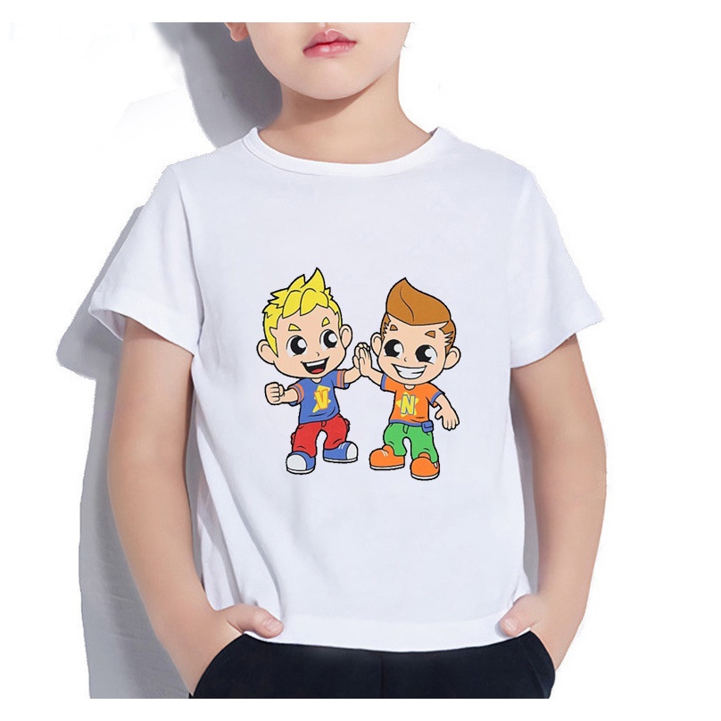 NEW 💥 Áo Thun Tay Ngắn In Họa Tiết Vlad Niki Thời Trang Mùa Hè Dành Cho Bé Trai 2022