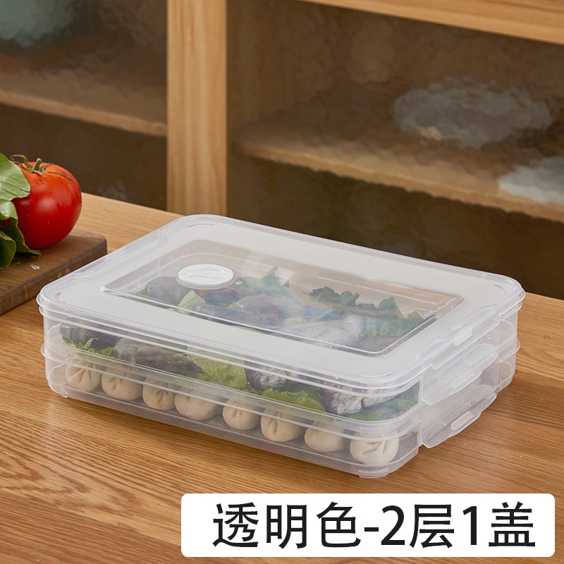 Hộp Đựng Bánh Bao Đông Lạnh Nhiều Tầng Bằng PP Wonton