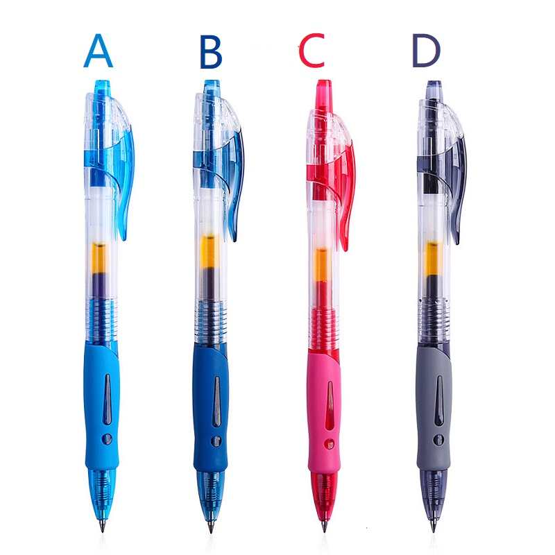 0.5mm simple color gel pen student creative simple signature pen office stationery gel pen