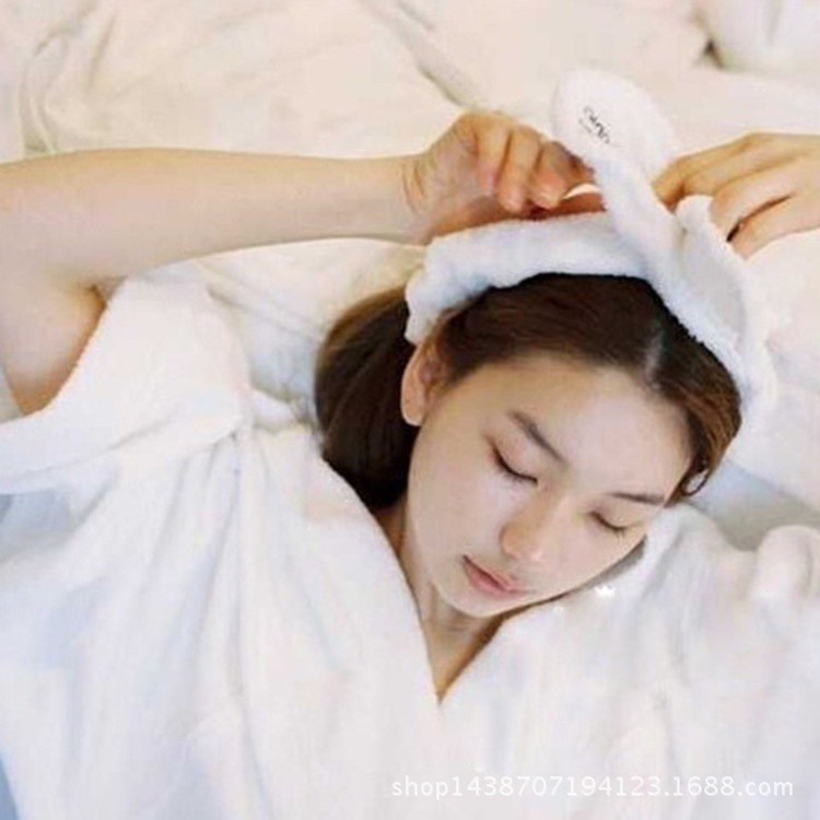 Băng Đô Cài Tóc Tai Thỏ Phong Cách Hàn Quốc Cho Nữ