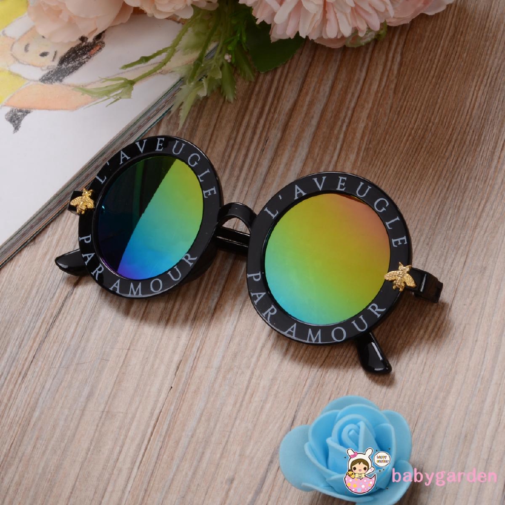 Kính mát gọng nhựa 8 màu tùy chọn cho bé