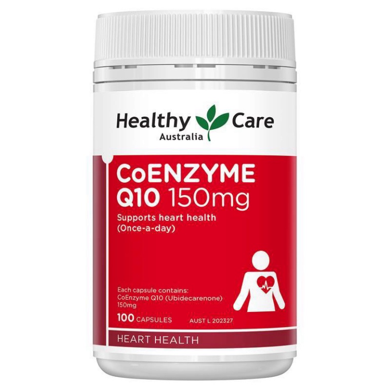 Viên uống Coenzyme Q10 150mg Healthy Care hỗ trợ sức khỏe tim mạch 100 viên Chợ Việt Úc