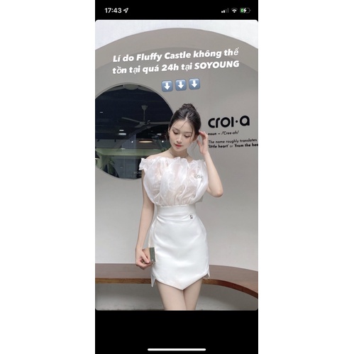 Váy Fluffy Castle của So Young