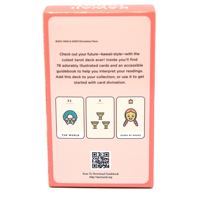 Bộ Bài Tarot 78 Lá Tiếng Anh Thiết Kế Dễ Thương