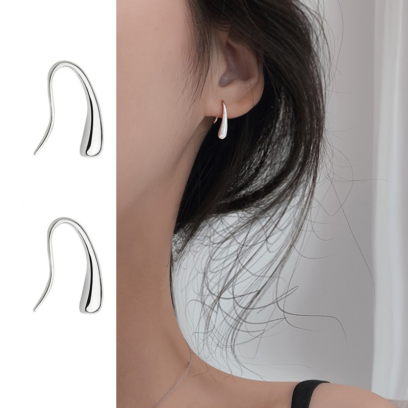 Simple temperament drop-shaped earrings A720