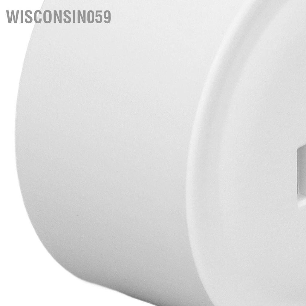 Wisconsin059 Ổ cắm thông minh PC Vỏ cách điện Chức năng hẹn giờ Điều khiển từ xa Mini Smart WiFi Cắm US 100‑240V