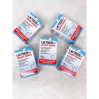 Bill Úc - Lacteeze Infant Drops 15ml giảm bất dung nạp đường Lactase