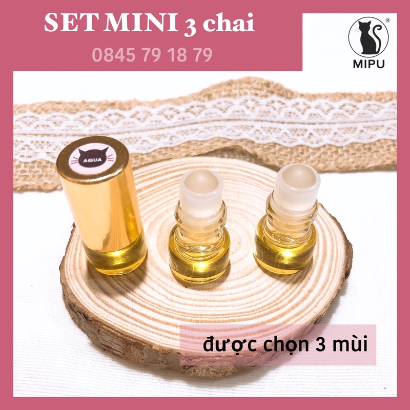 Set mini MIPU PERFUME (khách chọn 3 mùi khác nhau)