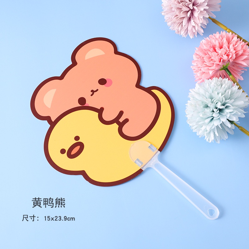 Quạt Xếp Mini Cầm Tay Họa Tiết Hoạt Hình Phong Cách Trung Hoa