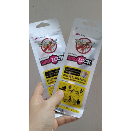 Vòng chống muỗi thiên nhiên Bugs Lock Natural Aromatc nội địa Hàn Quốc