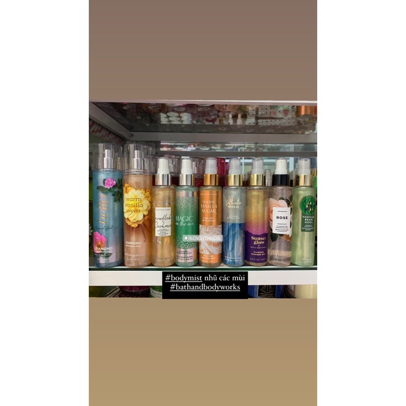 Xịt nhũ Bath and Body works 146ml | BigBuy360 - bigbuy360.vn