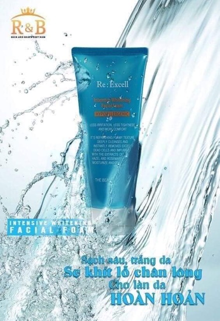 Sữa Rửa Mặt Trắng Da Intensive Whitening Facial Foam | BigBuy360 - bigbuy360.vn