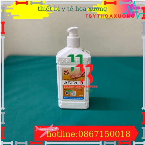 Thùng 20 Chai Nước Rửa Tay Khô Sát Khuẩn ASIRUB Chai 500ml