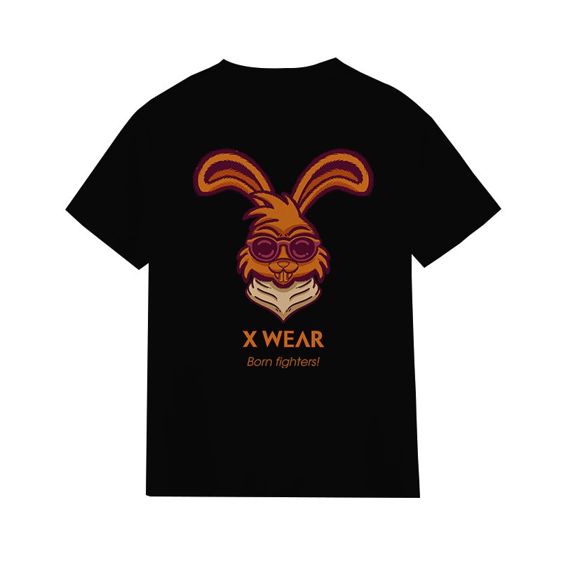 Áo thun 100% cotton nam nữ dáng rộng Rabbit so Cool TS14