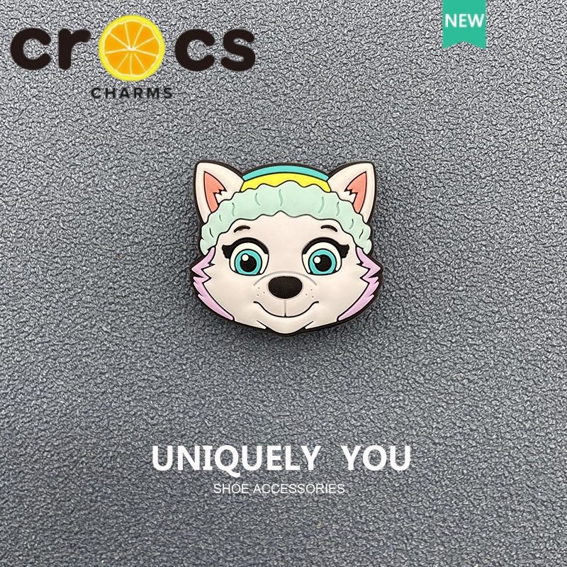 Crocs Phụ Kiện Trang Trí Nút Bấm Họa Tiết Hoạt Hình PAW Patrol Cho Crobbitz crocs