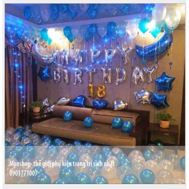 Set bóng trang trí sinh nhật như hình chỉ 169k