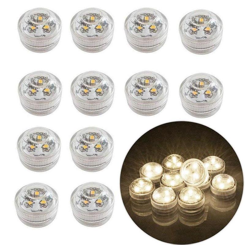 Đèn Led Tròn Nhiều Màu Sắc 3cm Chống Thấm Nước