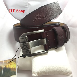 Thắt lưng nam da bò thật - jeep king freeship