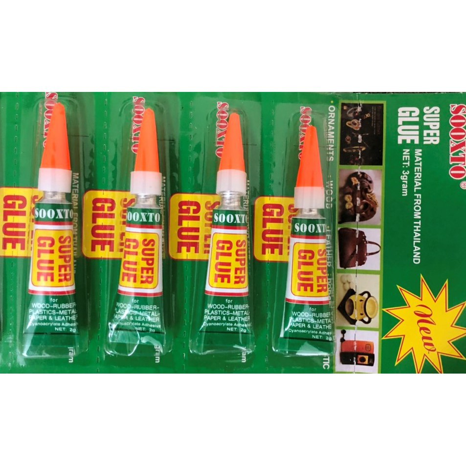 Keo dán đa năng Super Glue Đức Anh - dán siêu chắc- tuýp 3gr freeship có video kèm ảnh thật