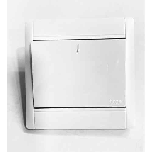 Công tắc đơn , đôi 1 chiều WGL111 , WGL121 Hager
