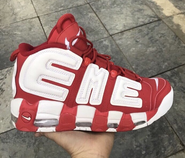 NEW CTY [FreeShip] [Xả Giá Sốc]. GIẦY THỂ THAO SNEAKER AIR MORE UPTEMPO ĐỎ TRẮNG uy tín P hot