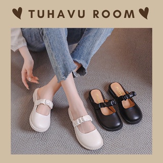Giày sục quai chun tiểu thư, dễ thương - Giày nữ da cao cấp phong cách Ulzang, công chúa bánh bèo (ảnh chụp thật)