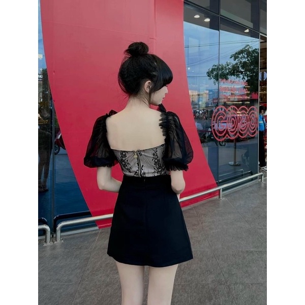 Chân Váy Nữ cạp cao có quần trong