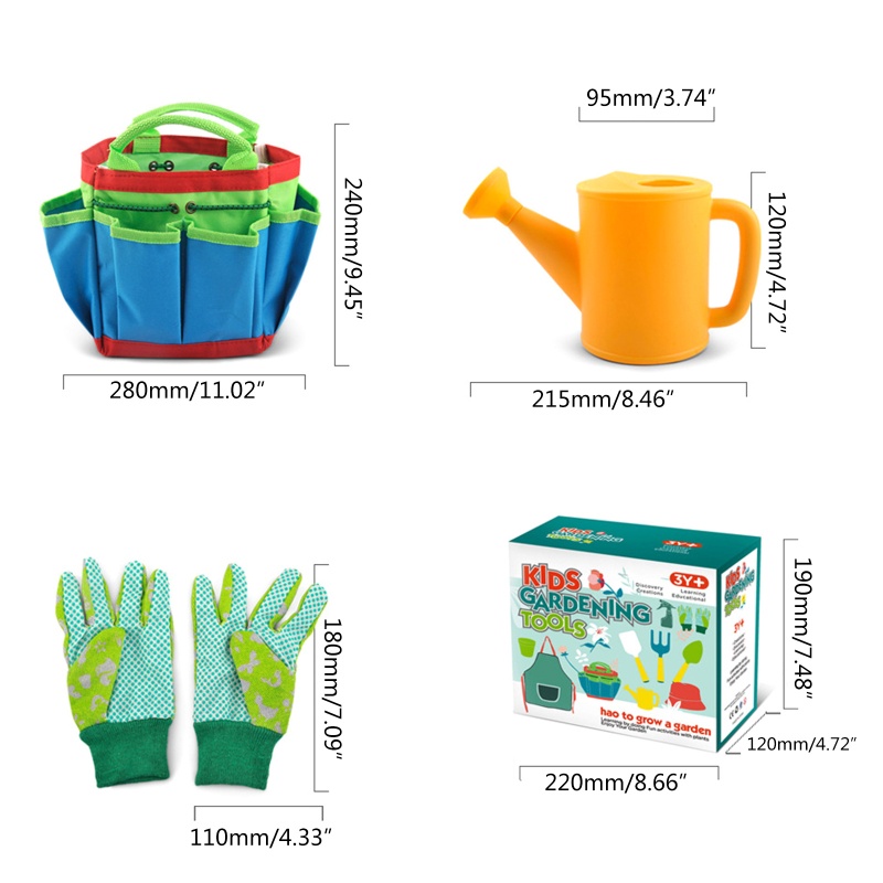 Bộ Dụng Cụ Làm Vườn Dễ Thương Cho Bé