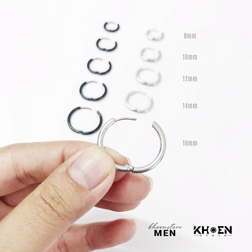 (1 Chiếc) Khuyên Tròn trơn bản 2.5mm nhiều size - Khoen Store