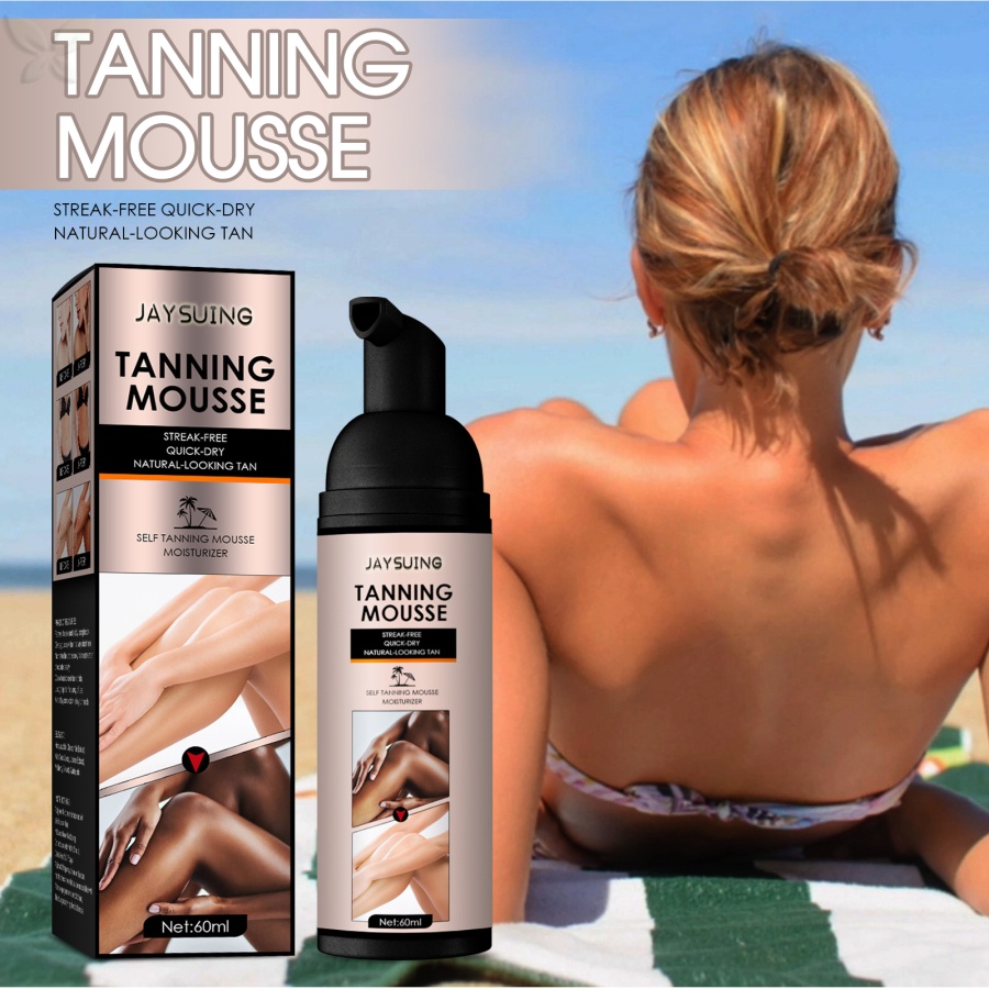 Kem nhuộm da đầu nhấn Tanning Mousse Solarium Mak trang điểm 60ml