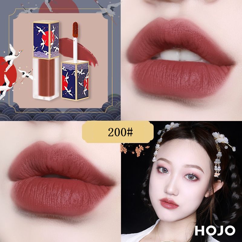 [Hàng mới về]HOJO Son lì dưỡng ẩm trang điểm lâu trôi chống thấm nước phong cách cung đình | BigBuy360 - bigbuy360.vn