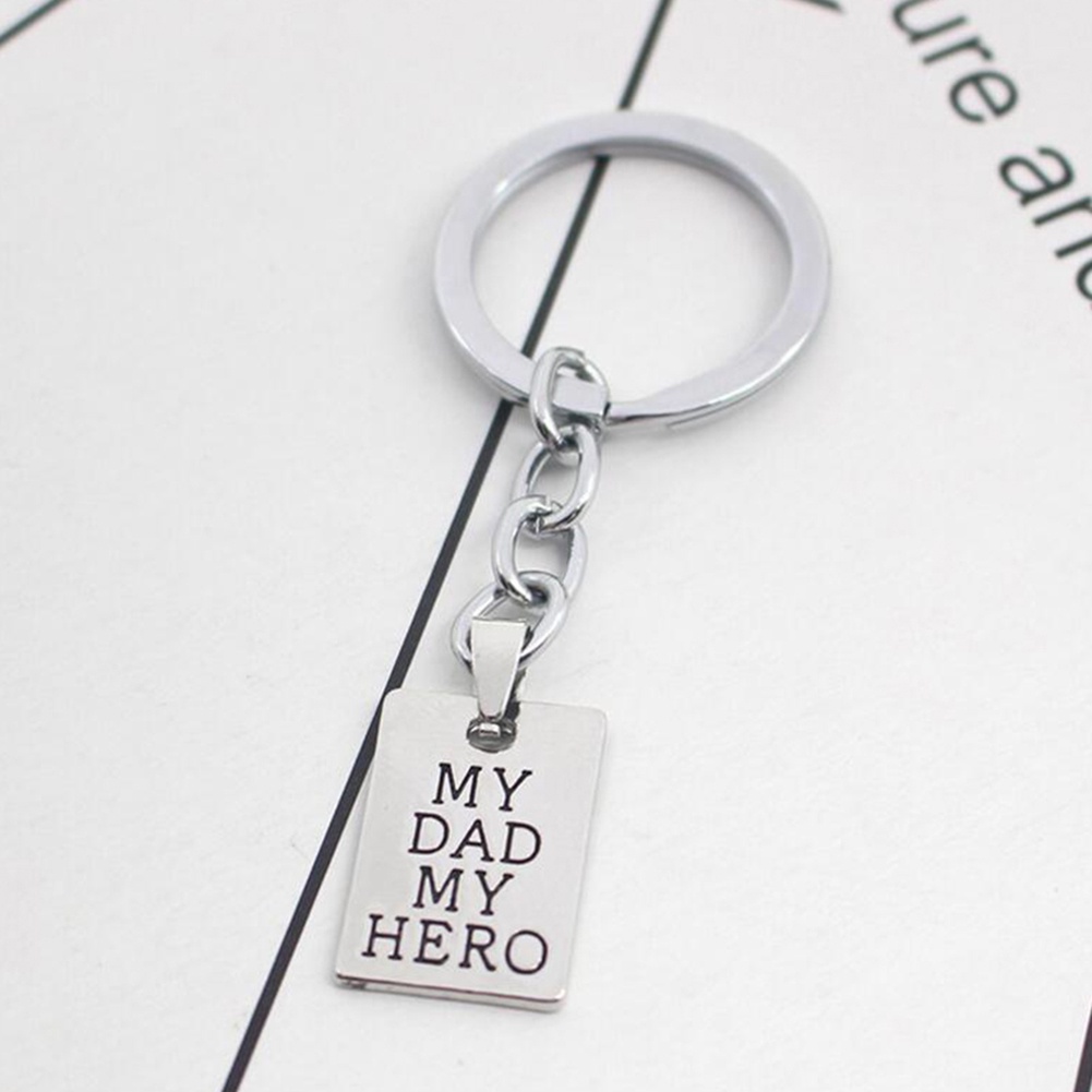 Móc khóa khắc chữ ý nghĩa dùng làm quà tặng cha
