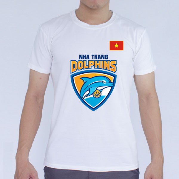 Áo thun Nha Trang Dolphins | Áo bóng rổ Nha Trang Dolphins | In tên theo yêu cầu
