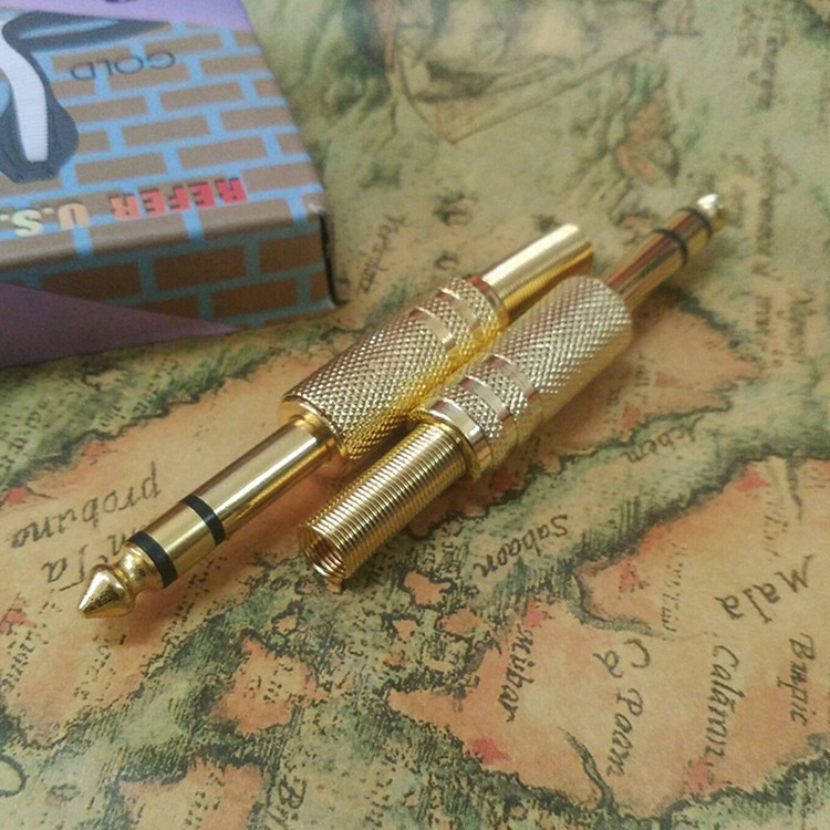 Lò Xo 3 Cực 6.5mm Bằng Kim Loại Cho Tai Nghe