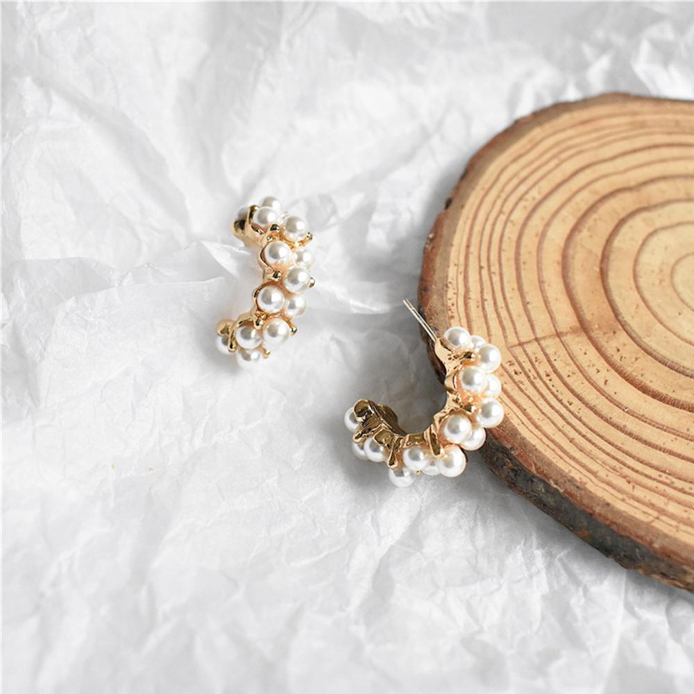 DANILO Đôi Bông Tai Khoen Tròn Thời Trang Cho Nữ