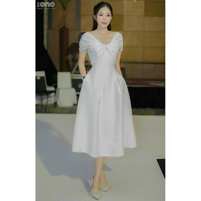 ĐẦM TRỄ VAI DÁNG DÀI ĐI TIỆC RẤT SANG
