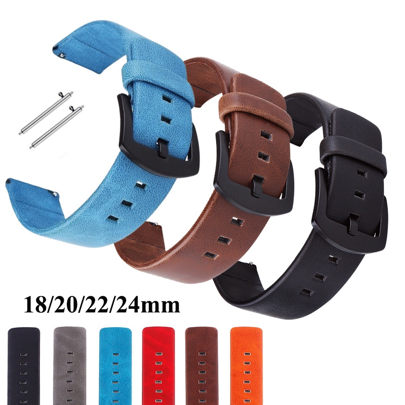 Dây Da Thay Thế Cho Đồng Hồ Samsung Galaxy Watch4 Classic Watch3 41mm 45mm Active