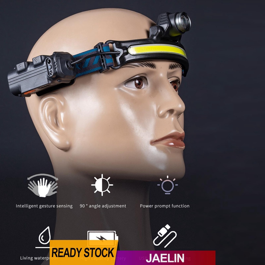 Đèn Led Đeo Đầu Cảm Biến Chuyển Động Có Thể Sạc Lại Cho Sửa Chữa Miner