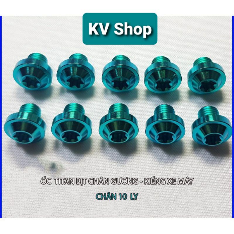 Ốc titan chân gương xe máy