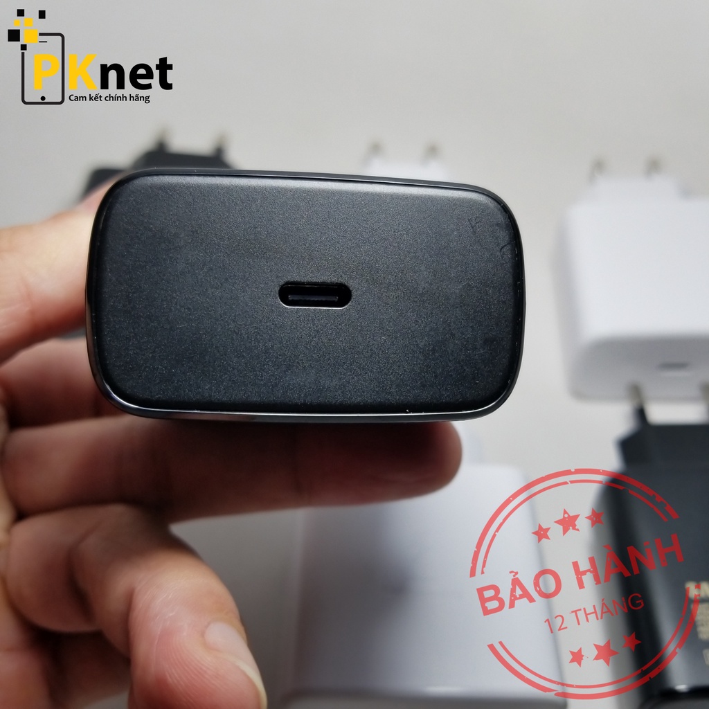 Sạc siêu nhanh 45W chính hãng Samsung cho Note10 Plus/S20 Ultra/Tab S7/S7+/S7 FE + Cáp Type C to Type C 5A chính hãng.