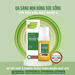 Sửa rửa mặt nghệ c motree 100ml chính hãng