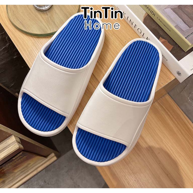 Dép quai ngang nam và nữ đế Cao 5cm siêu đẹp , chất liệu eva siêu bền không ngấm nước TINTIN HOME DNL38